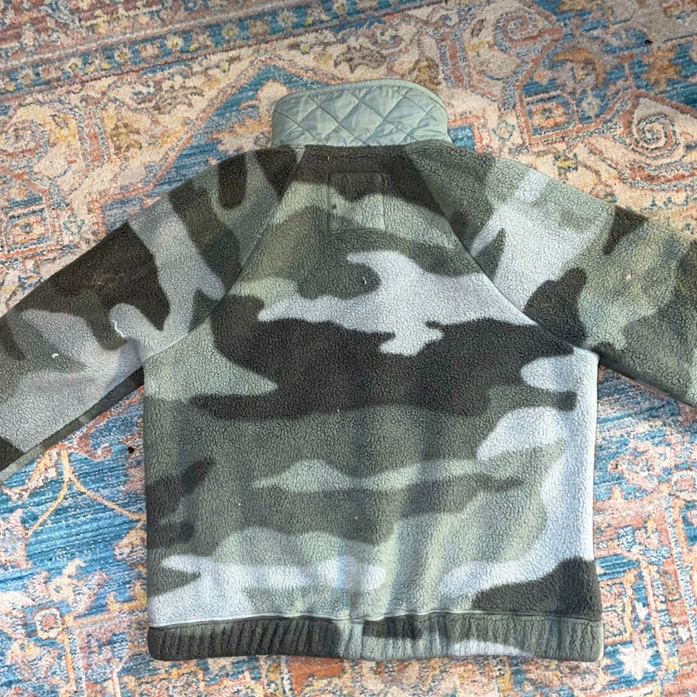 Abercrombie & Fitch Camouflage Button-Up Jacket